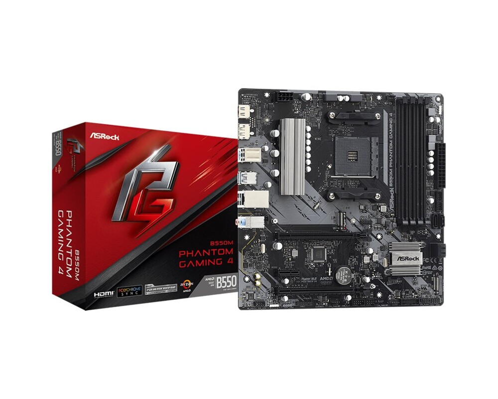 Дънна платка ASROCK B550M PHANTOM GAMING 4 5