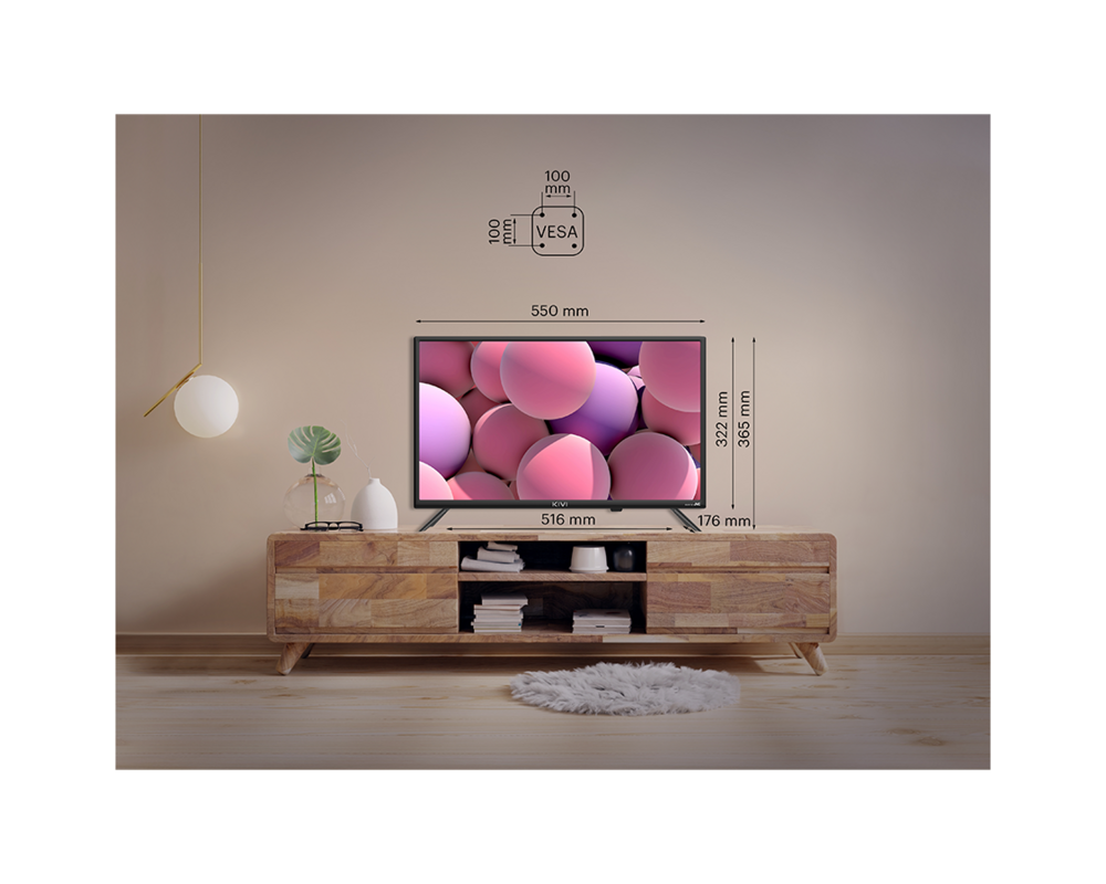 Телевизор 32" HD TV KIVI 10