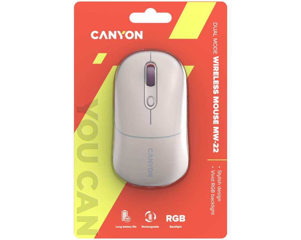 Мишка CANYON mouse MW-22 2in1 BT/ Wireless Ric... 6