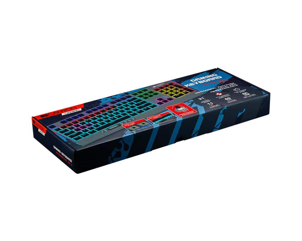 Клавиатура CANYON Interceptor GK-8 4