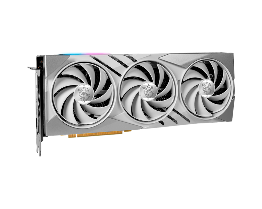 Видеокарта MSI GeForce RTX 4070 GAMING X SLIM WHITE 12GB GDDR6X 3