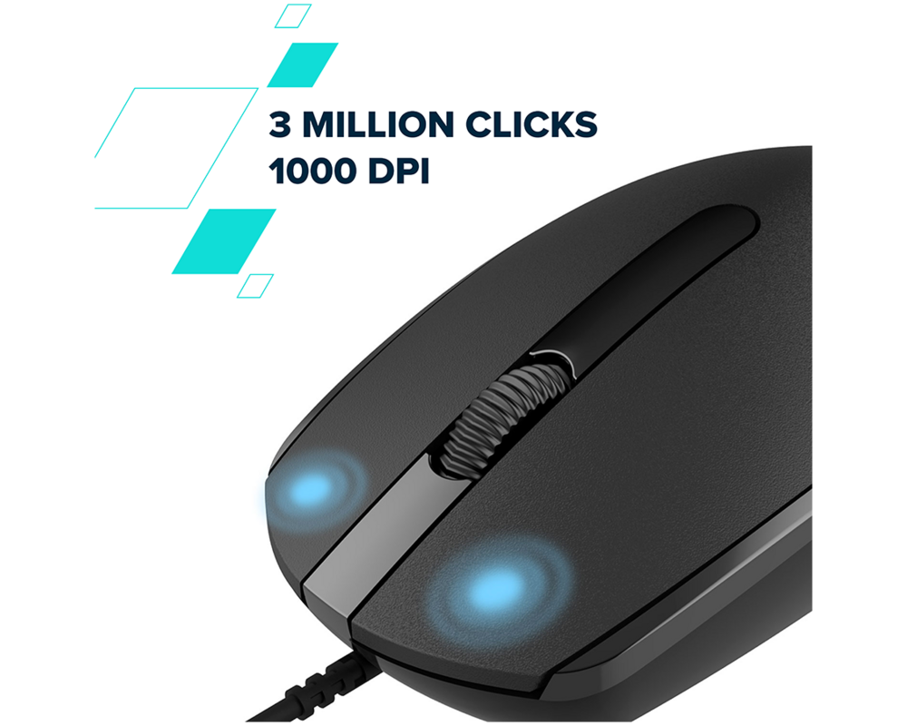 Мишка CANYON mouse M-10 Wired Dark grey 6