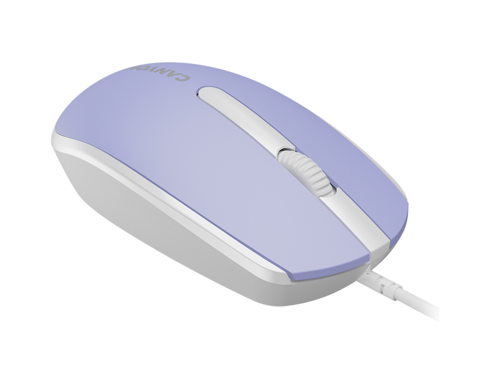 Мишка CANYON mouse M-10 Wired Lavender 3