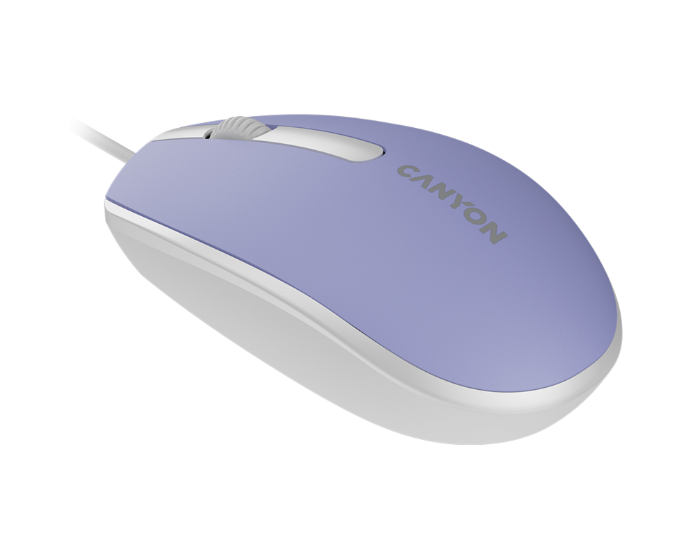 Мишка CANYON mouse M-10 Wired Lavender 4