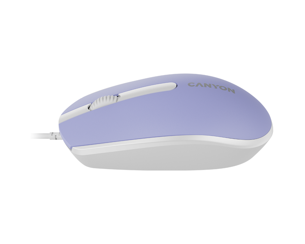 Мишка CANYON mouse M-10 Wired Lavender 5