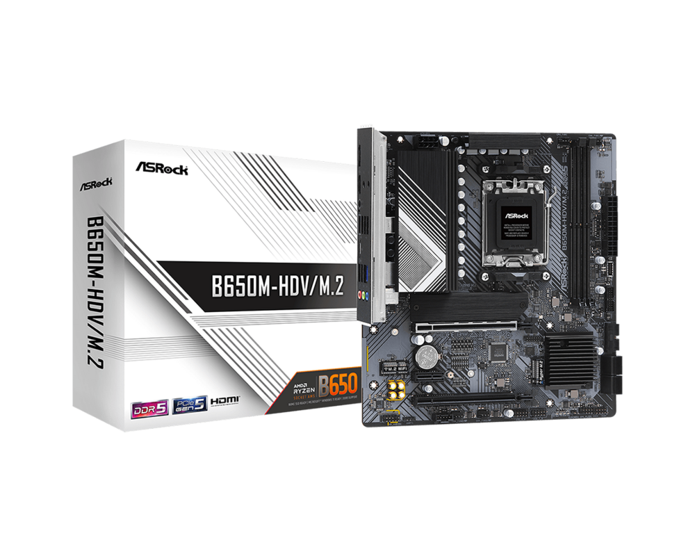 Дънна платка ASROCK B650M-HDV/M.2 /AM5 6