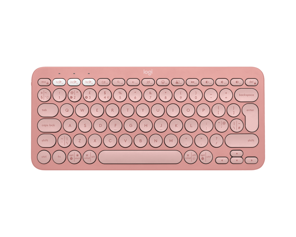 Клавиатура Logitech Pebble Keys 2 K380s - TONAL ROSE - US INT'L - BT - N/A - INTNL-973 - UNIVERSAL 6