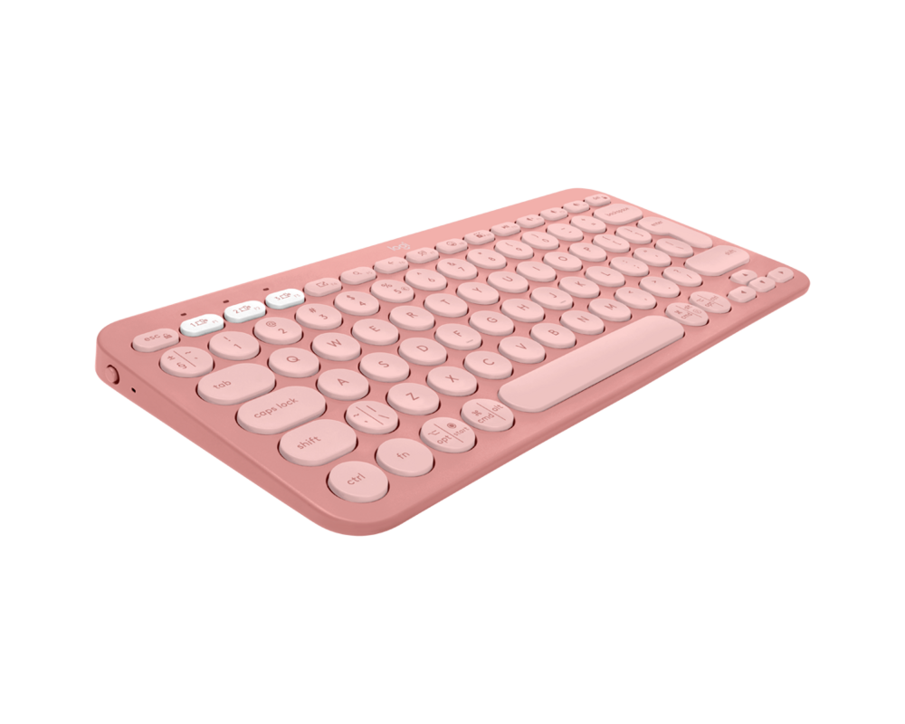 Клавиатура Logitech Pebble Keys 2 K380s - TONAL ROSE - US INT'L - BT - N/A - INTNL-973 - UNIVERSAL 7
