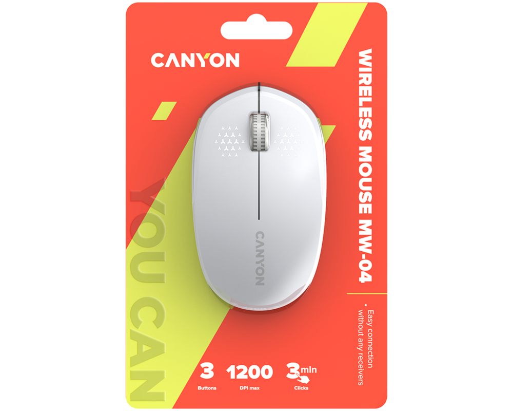 Мишка CANYON mouse MW-04 3buttons BT Wireless... 6