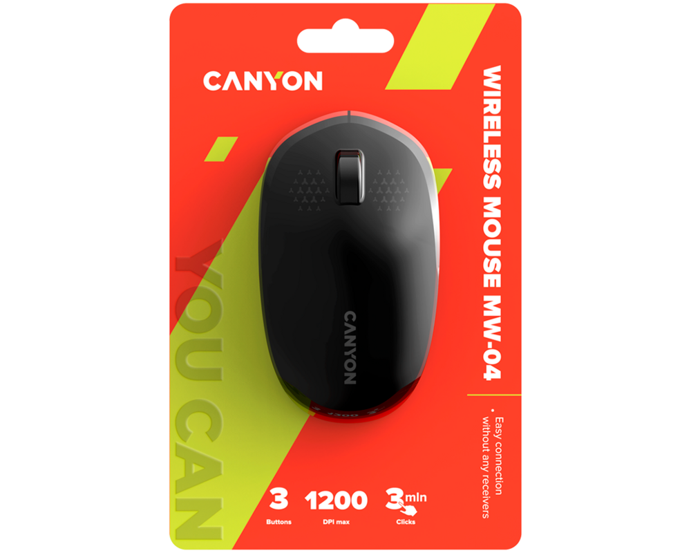 Мишка CANYON mouse MW-04 3buttons BT Wireless... 6