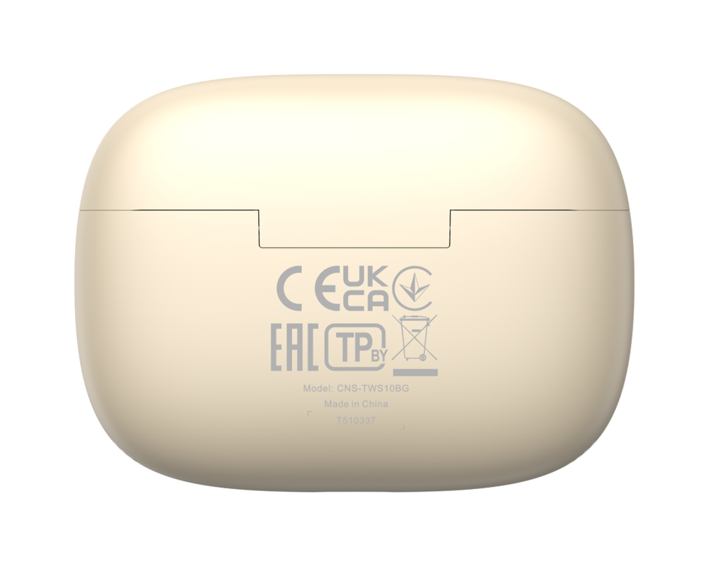 Слушалки CANYON headset OnGo TWS-10 ANC+ENC Beige 7