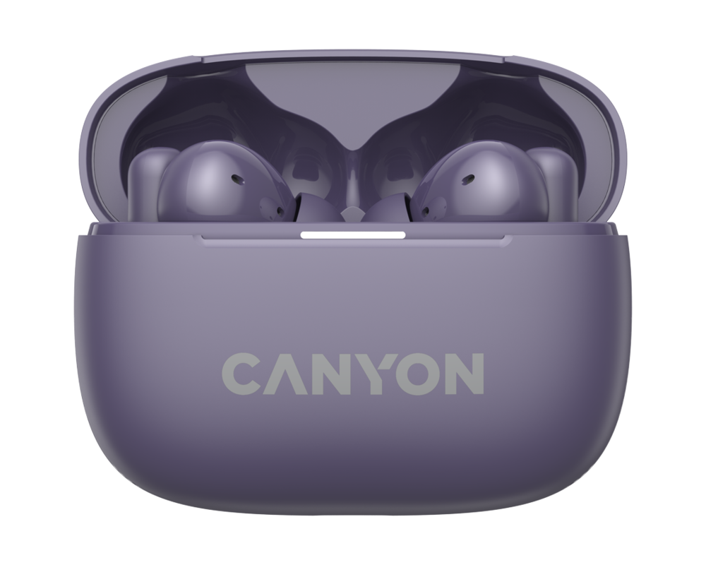 Слушалки CANYON headset OnGo TWS-10 ANC+ENC Purpl... 2