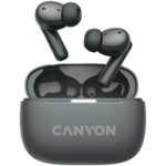 <span>Слушалки</span> CANYON headset OnGo TWS-10 ANC+ENC Grey <span class='catalog-num-in-name'>CNS-TWS10BK</span> - 