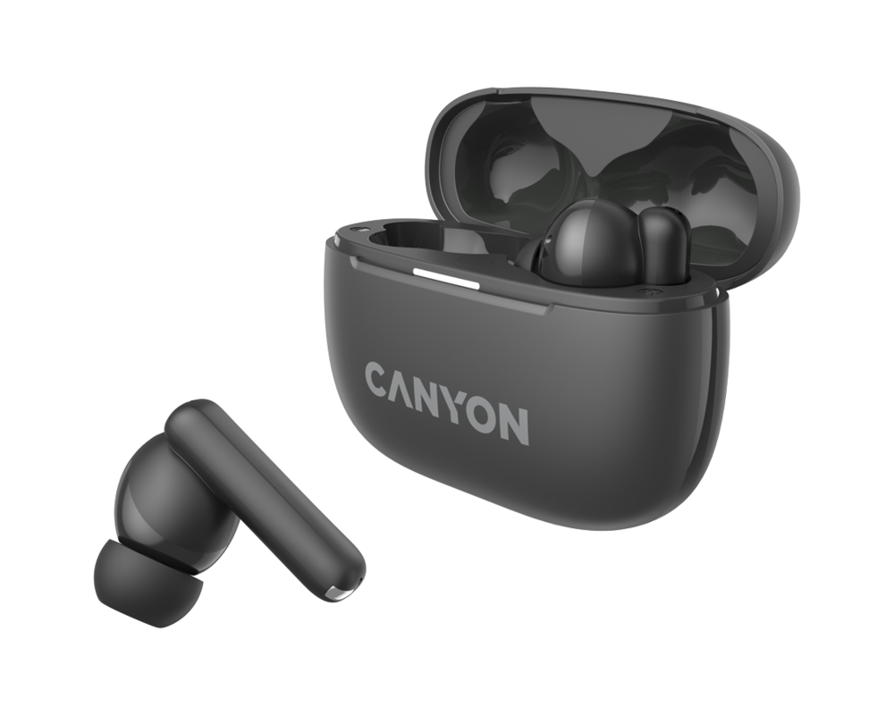 Слушалки CANYON headset OnGo TWS-10 ANC+ENC Grey 5