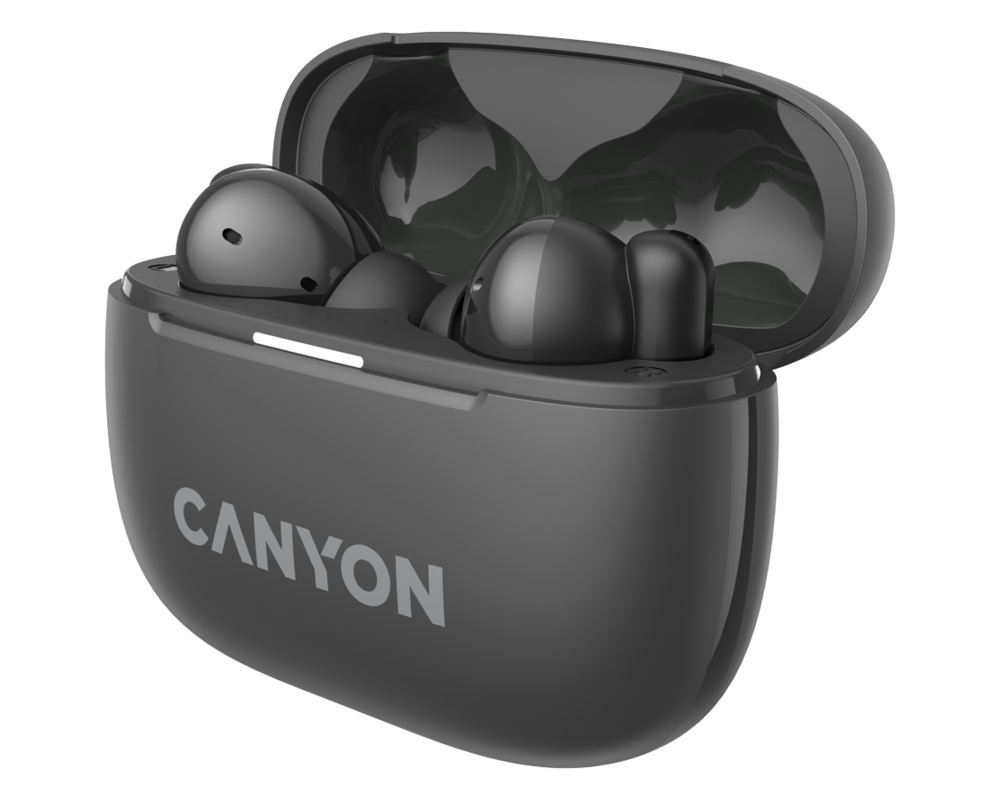 Слушалки CANYON headset OnGo TWS-10 ANC+ENC Grey 4