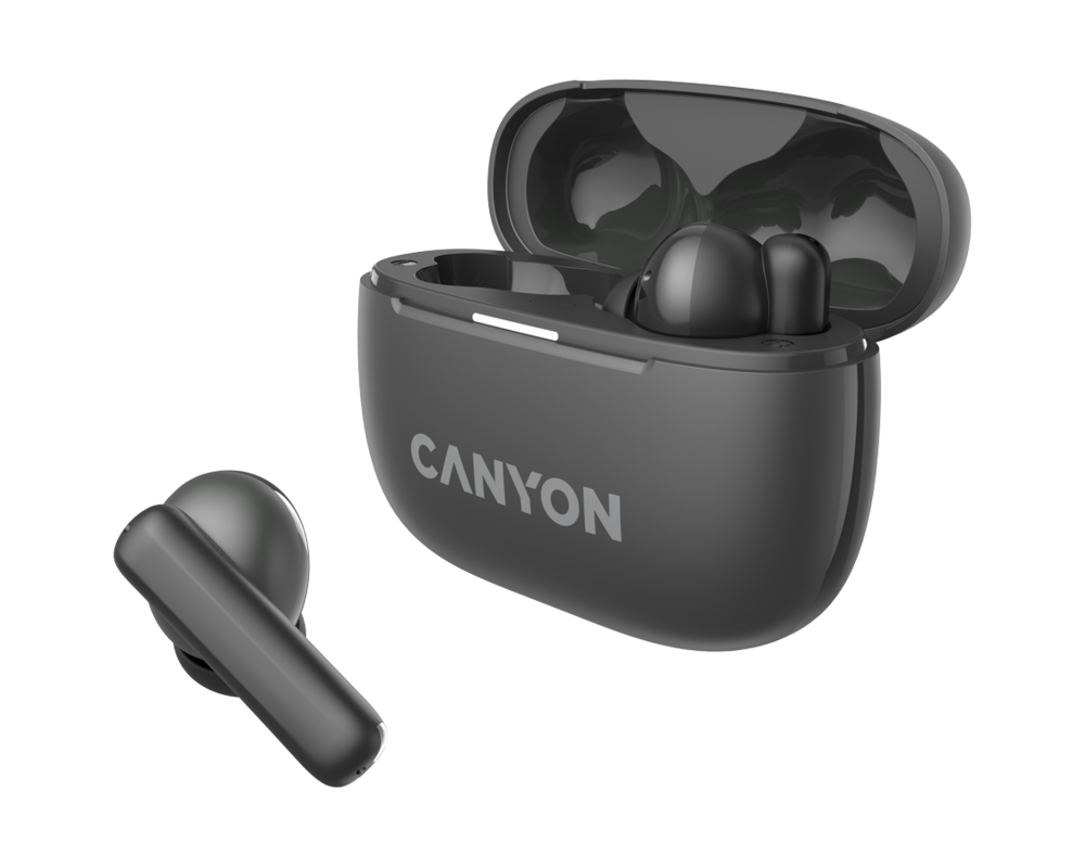 Слушалки CANYON headset OnGo TWS-10 ANC+ENC Grey 3