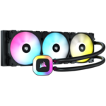 <span>Охладител за процесор</span> CORSAIR H150 RGB, 360mm Radiator, Liquid CPU Cooler <span class='catalog-num-in-name'>CW-9060054-WW</span> - 
