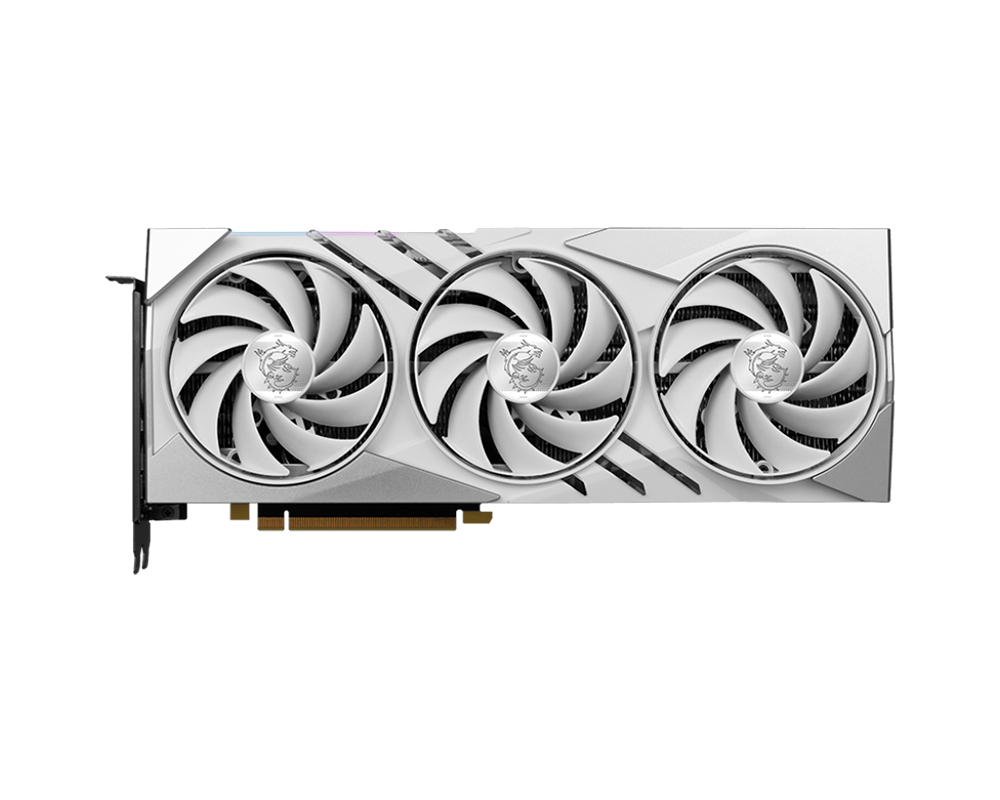 Видеокарта MSI Nvidia GeForce RTX 4070 Ti GAMING SLIM WHITE 12G 2