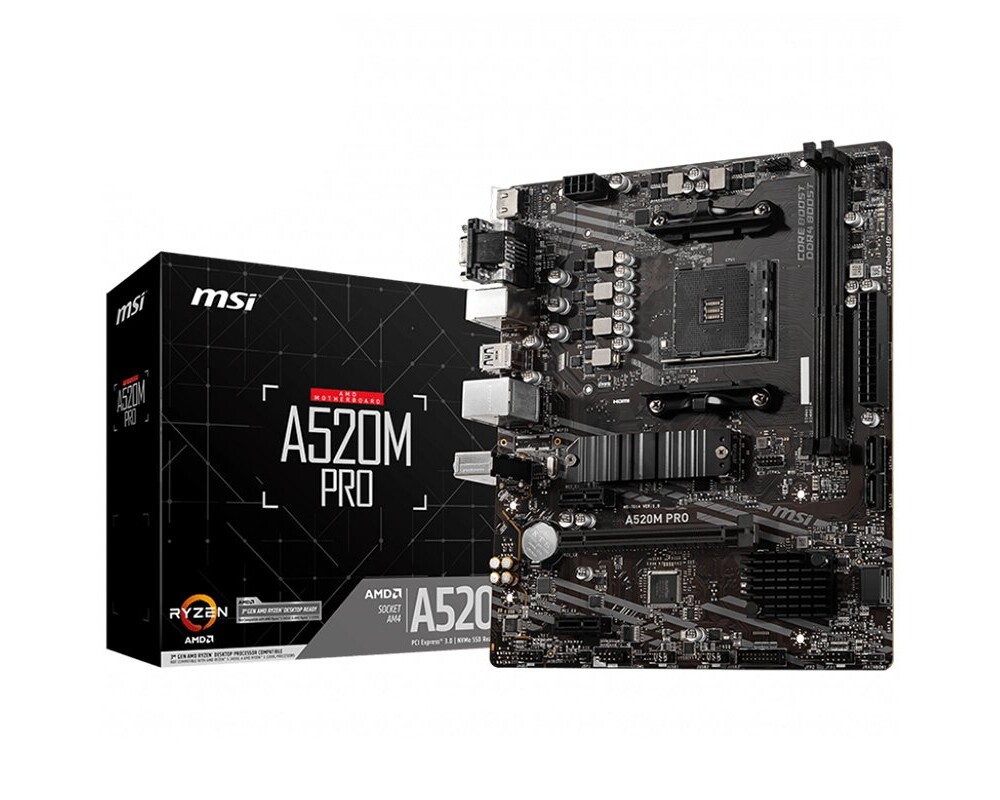 Дънна платка MSI A520M PRO