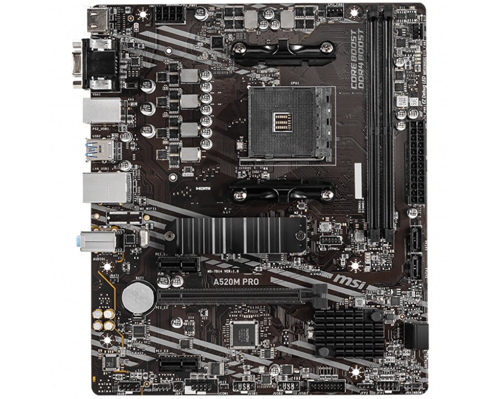 Дънна платка MSI A520M PRO 2