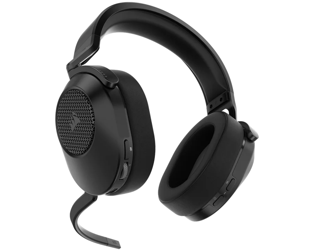 Слушалки Corsair HS65 WIRELESS Gaming Headset, Carbon, v2 (EU), EAN: 0840006676485 4