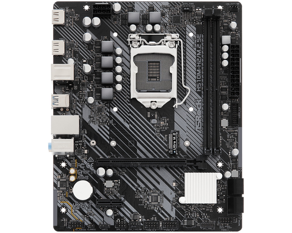 Дънна платка ASROCK MB LGA1200 H470 2 x DDR4 DIMM 1 x... 2