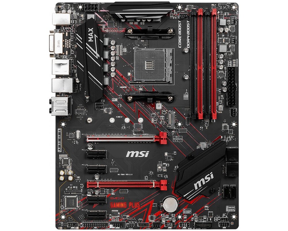 Дънна платка MSI B450 GAMING PLUS MAX 2