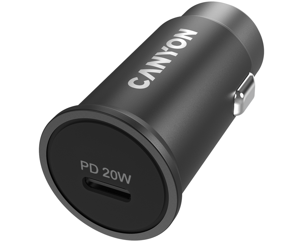 Зарядно CANYON C-20 PD 20W USB-C Black 3