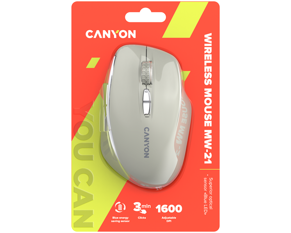 Мишка CANYON mouse MW-21 BlueLED 7buttons Wire... 6