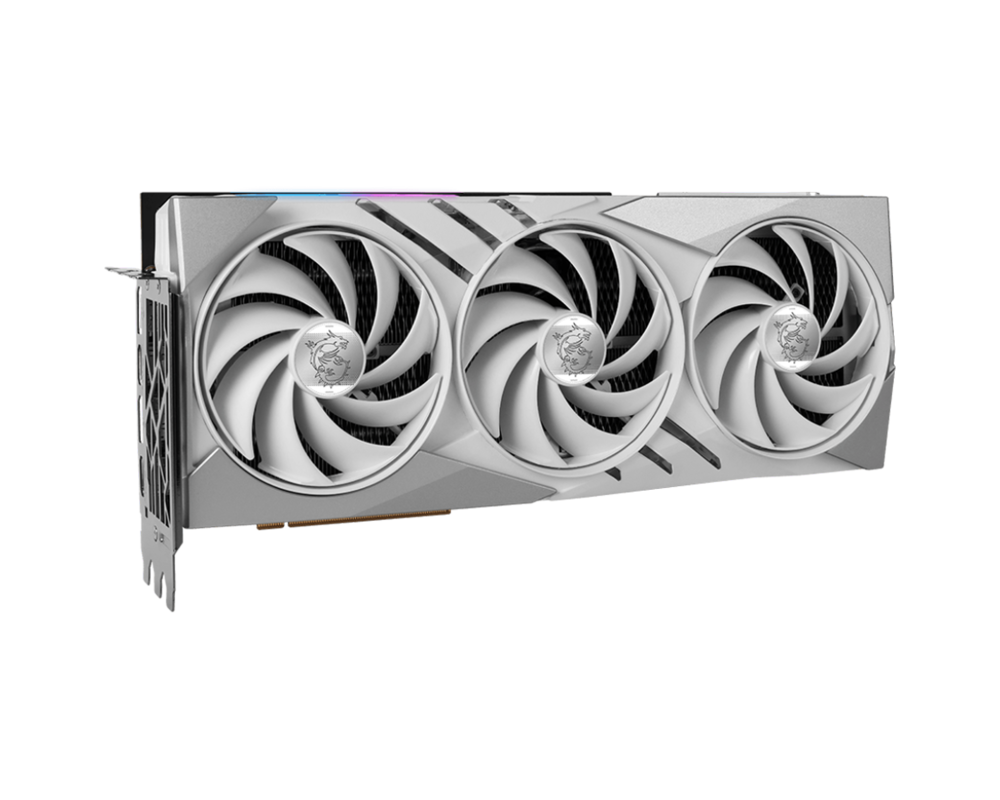 Видеокарта MSI Nvidia GeForce RTX 4080 SUPER 16G GAMING X SLIM WHITE 3