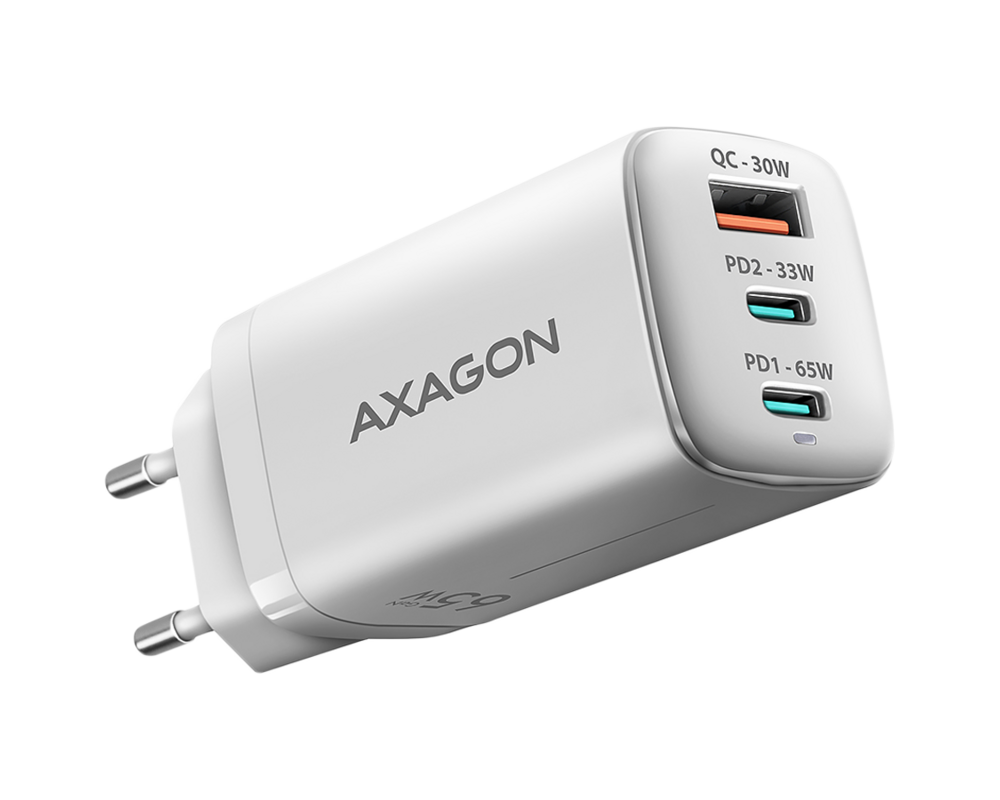 Зарядно AXAGON ACU-DPQ65W GaN