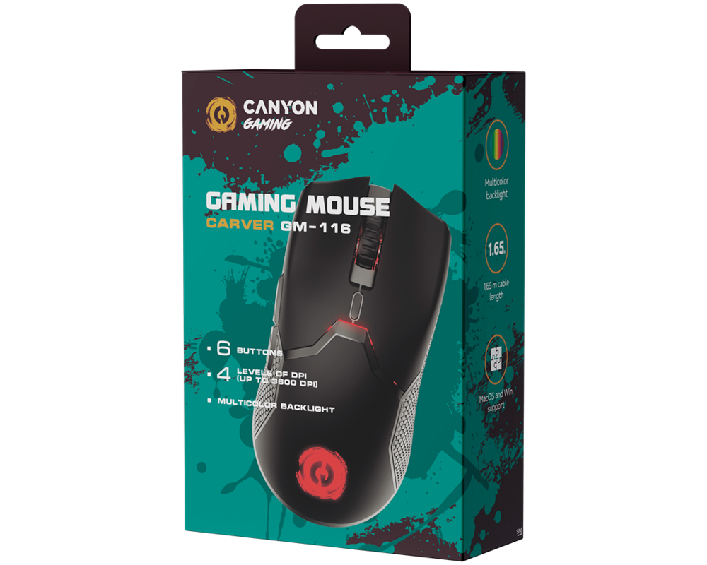 Мишка CANYON mouse Carver GM-116 6