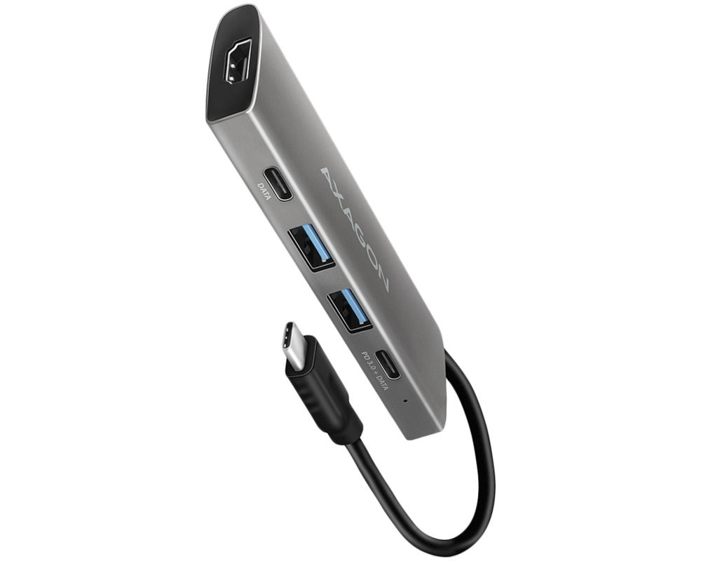 USB хъб AXAGON HMC-5H USB-C 3.2 Gen 1 hub