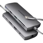 <span>USB хъб</span> AXAGON HMC-8HLSA USB-C 3.2 Gen 1 hub <span class='catalog-num-in-name'>HMC-8HLSA</span> - 