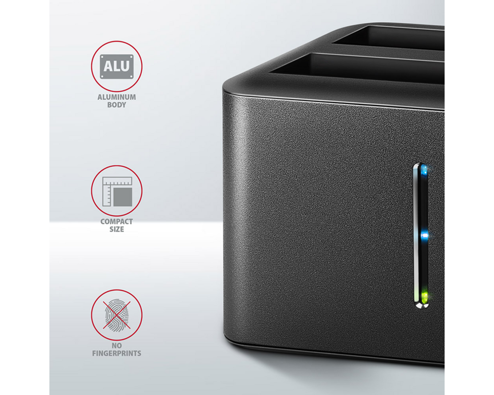 Докинг станция AXAGON ADSA-D25 USB 3.2 Gen 1 - 2x SATA... 5