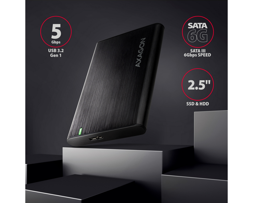 Аксесоар за съхранение AXAGON EE25-A6M USB3.0 - SATA 6G 2.5" Ex... 2