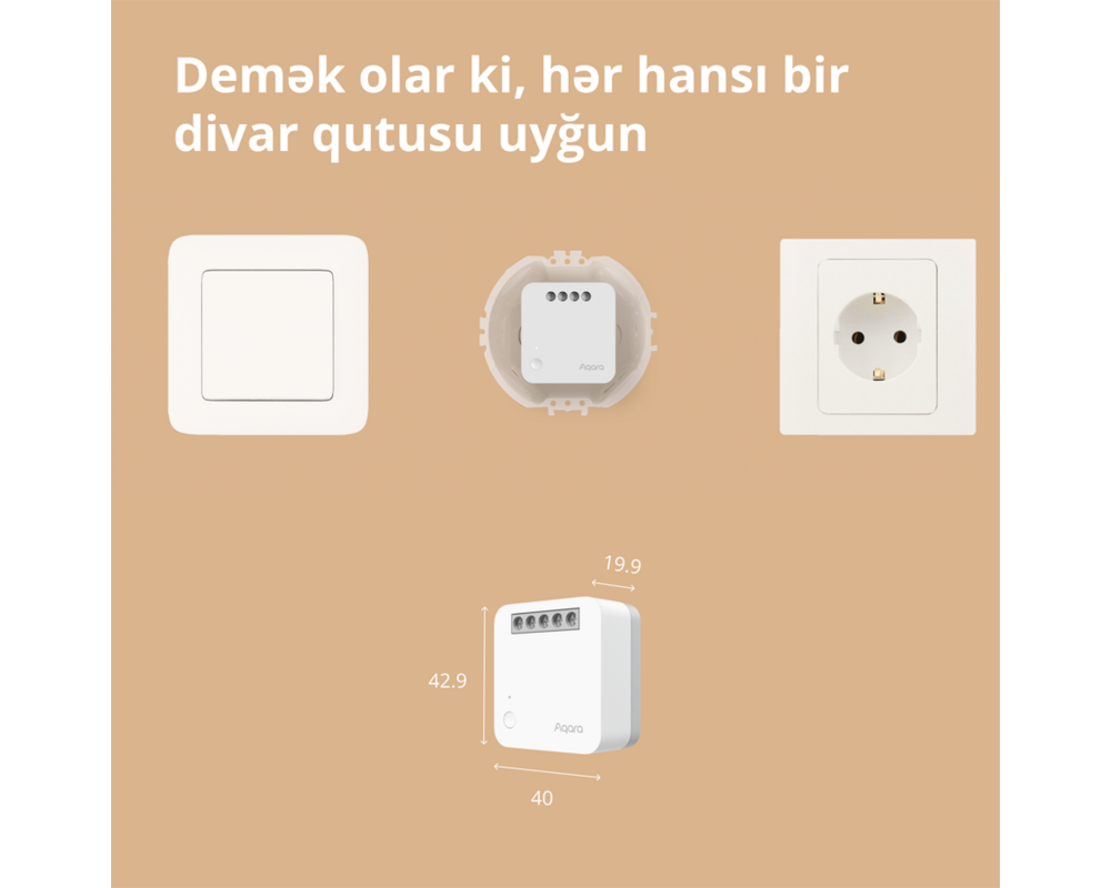 Smart Home Aqara Single Switch Module T1 39