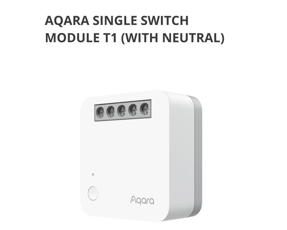 Smart Home Aqara Single Switch Module T1 5