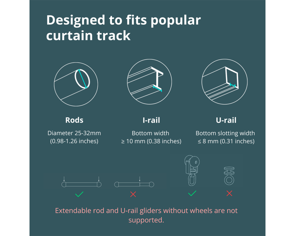 Smart Home Curtain Driver E1 48