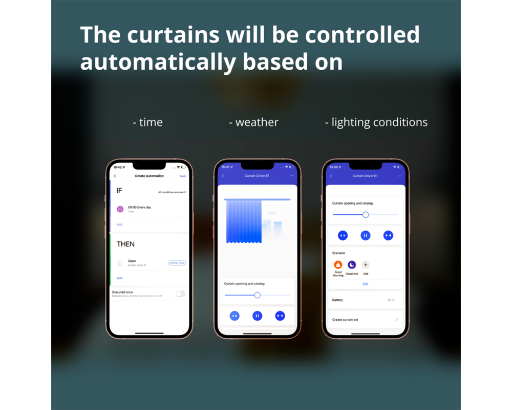 Smart Home Curtain Driver E1 60