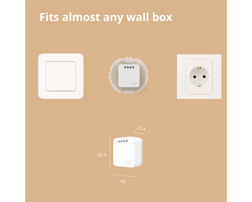 Smart Home Aqara Single Switch Module T1 36