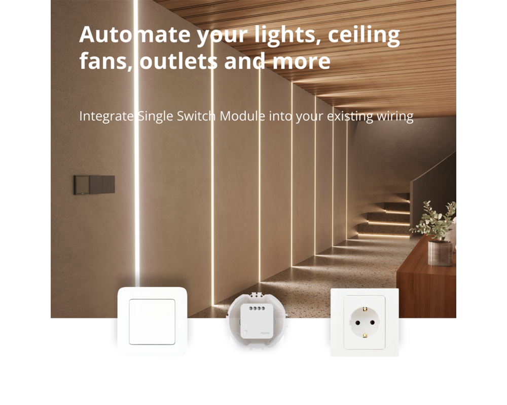 Smart Home Aqara Single Switch Module T1 12