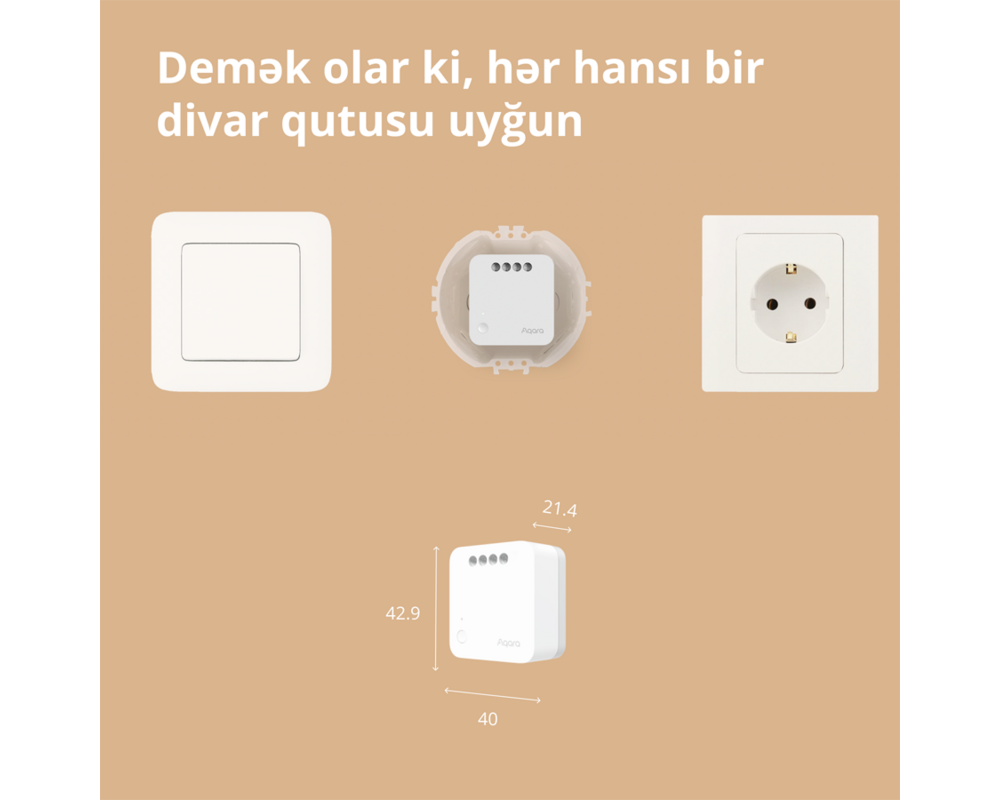 Smart Home Aqara Single Switch Module T1 34