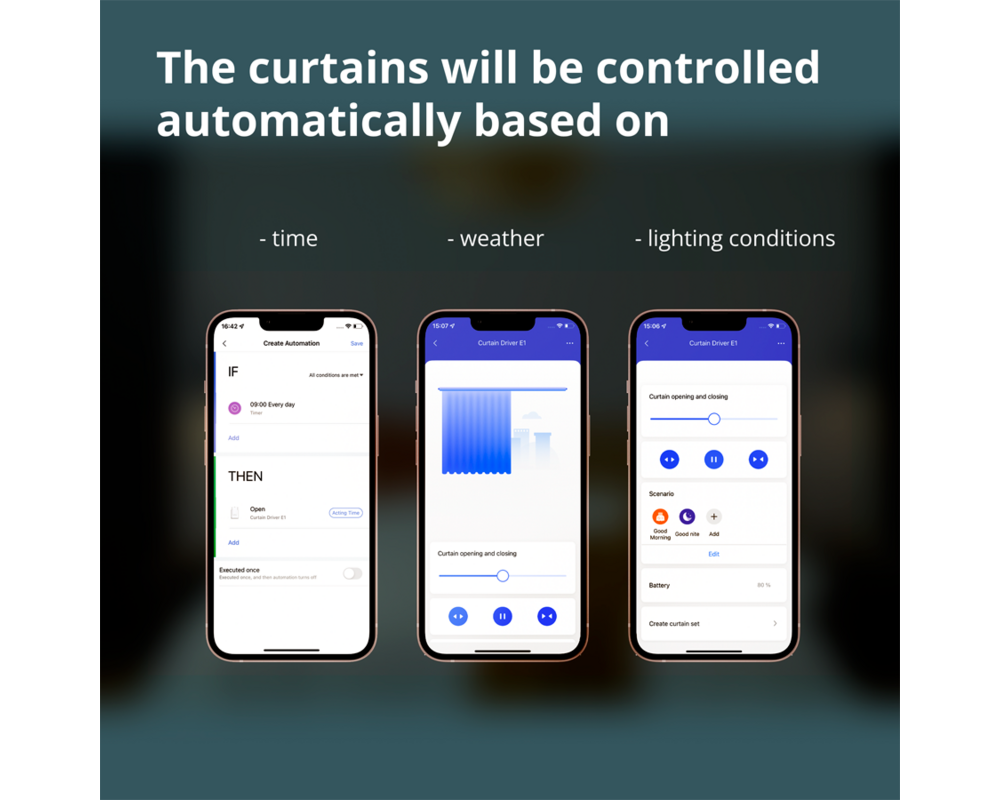 Smart Home Curtain Driver E1 31