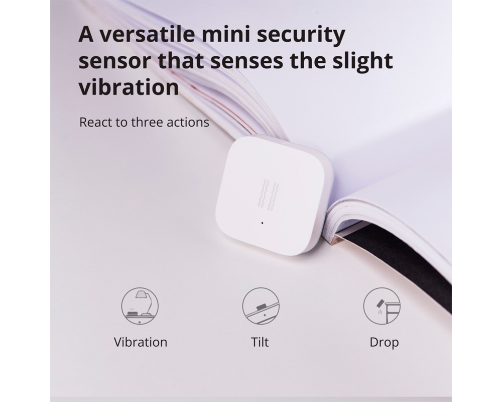 Smart Home Aqara Vibration Sensor: Model No: DJT11L... 24
