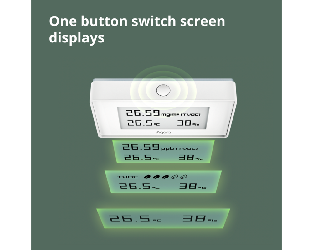 Smart Home Aqara TVOC Air Quality Monitor: Model No... 40