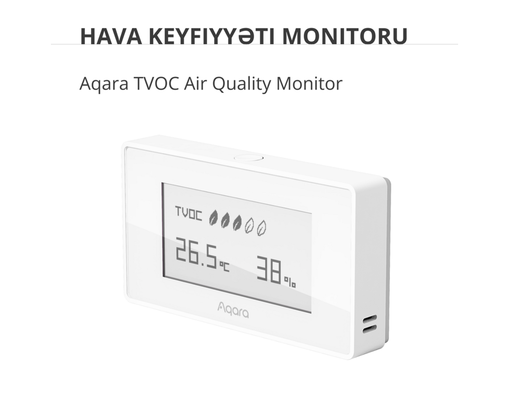 Smart Home Aqara TVOC Air Quality Monitor: Model No... 2