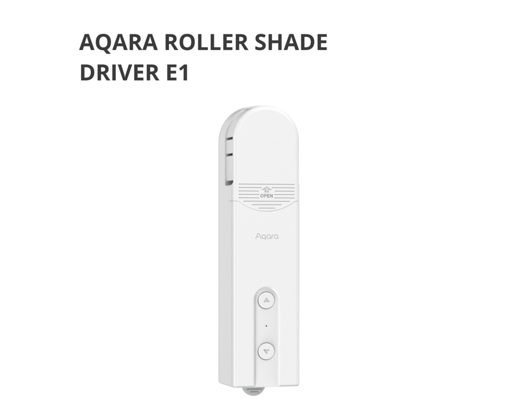 Smart Home Aqara Roller Shade Driver E1: Model No:... 4