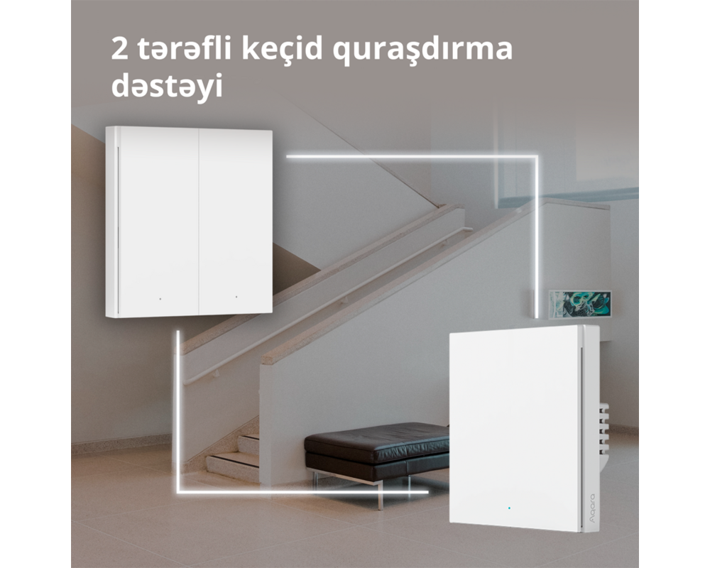 Smart Home Aqara Smart Wall Switch H1 45