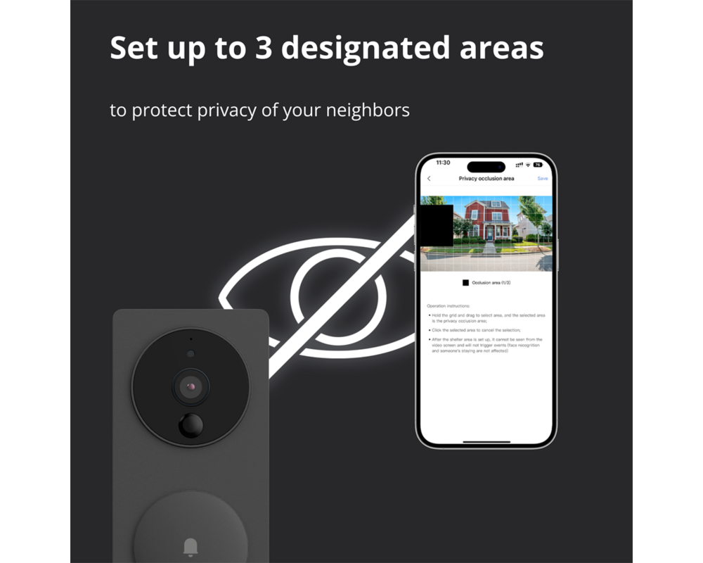 Цифрова IP камера Smart Video Doorbell G4: SVD-C03 12